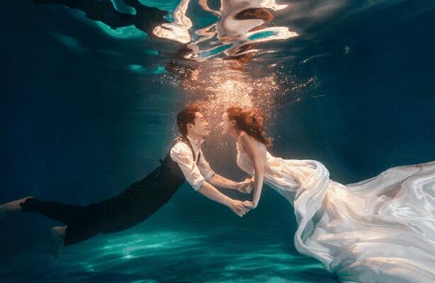 水下婚纱照怎么拍 三亚水下婚纱照怎么拍