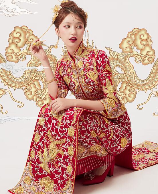 秀禾 秀禾服装的特点 秀禾服发型的特点